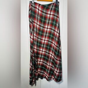 💫 Elyse Vintage 1970’s‎ Plaid Maxi Skirt